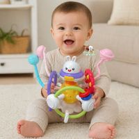 Juguete sensorial jalapita de silicona mordedor conejito para bebes