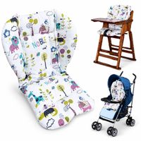 Protector de coche, silla de comer cojín acolchado para coche de bebe (niña)