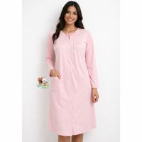 BATA CLINICA MANGA LARGA POST PARTO / POST LACTANCIA ROSA TALLAS M
