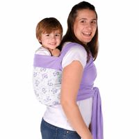 PORTA BEBE FULAR DOS PIEZAS 100% ALGODÓN LILA