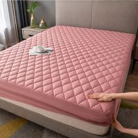 FUNDA PROTECTOR DE COLCHÓN IMPERMEABLE ANTIFLUIDOS - ROSADO