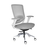 Silla Ergonómica Loop Gerente 4D Aluminio Gris Ofideas