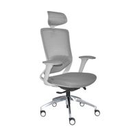 Silla Ergonómica Loop Presidente 4D Aluminio Gris Ofideas