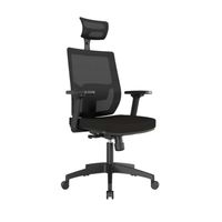 Silla Ergonómica Lims Syncro Brazos 3D Presidente Nylon Negro Ofideas