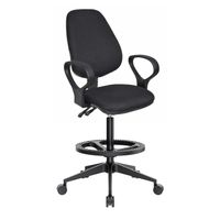 Silla Cajero Rudy Alta Negro Bf Bn An Ofideas