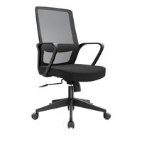 Silla Ergonómica Andy Gerente Nylon Negro Ofideas