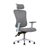 Silla Ergonómica Fone Ultra Presidente Cromado Gris ML Ofideas