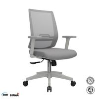 Silla Ergonómica Aeron Gerente Brazos 1D Nylon Gris Eg Ofideas