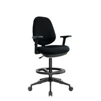 Silla Cajero Rudy Alta Negro Br Bn An Ofideas