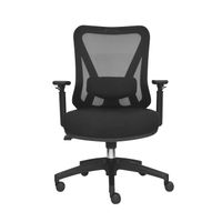 Silla Ergonómica Dolfin Syncro Brazos 3D Gerente Nylon Negro Ofideas