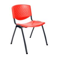 Silla Fija De Visita Prisma Rojo En Ofideas