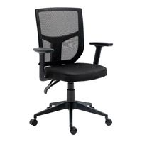 Silla De Oficina Ergonómica Ejecutiva Fone E Color Negro Ofideas