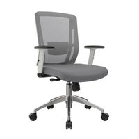 Silla Ergonómica Delphi II Gerente Syncro Brazos 3D Gris Ofideas