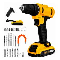 TALADRO CON 2 BATERIAS COLOR AMARILLO Y NEGRO BATERIA 108V - copy - copy - copy - copy