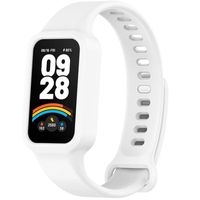 Correa Silicona para Redmi Band 3 / Xiaomi Smartband 9 active Blanco