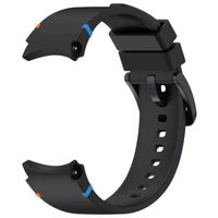 Correa de silicone para Samsung Watch 4-5-6-7 negro