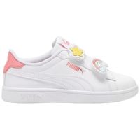 Zapatilla Infantil Puma Smash 3.0 Badges V Ps 397286 01 Blanco
