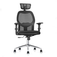 Silla Ergonómica Monaco Premium Negro Ofideas