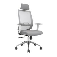 Silla Ergonómica Aeron Presidente Brazos 1D Aluminio Gris Eb Ofideas