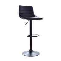 Silla De Bar Patrick En Negro Regulable Altura Ofideas