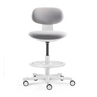 Silla Giratoria Cajera Bow Premium Gris Ofideas