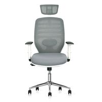 Silla Ergonómica Led Premium Gris Ofideas