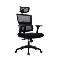 Silla Ergonómica Flip Presidente 1D Nylon Negro Ofideas