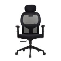 Silla Ergonómica Noruega Presidente Nylon Negro Ofideas