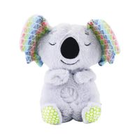PELUCHE FELPA FORMA KOALA EFECTO RESPIRACION, MUSICAL Y CON LUCES COLOR GRIS - copy - copy