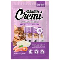 Snack para Gatos CREMI Adulto Pollo y Camarón Paquete 5un