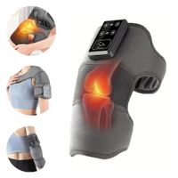 Masajeador terapéutico recargable de calor para articulaciones con pantalla LCD y revitalizante