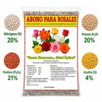 Abono para rosales 20 - 21 - 20 - 4 con microelementos quelatizados -1 Kg