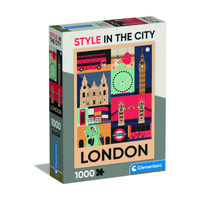 Clementoni Rompecabezas x1000 pzas. Estilo en la ciudad de Londres