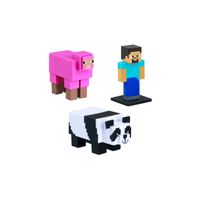 Minecraft Set 3 Figuras Toppeez 6 Cm - Steve 2