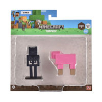 Minecraft Set 2 Figuras Toppeez 6 Cm - Esqueleto de Wither