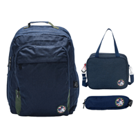Set Mochila Lonchera Cartuchera Mickey escolar Colección A