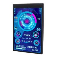 MINI MONITOR IPS 3.5"" USB TIPO-C Negro