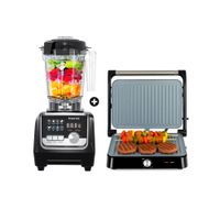 Combo Licuadora Elite + Grill ASTII Negro