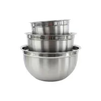 Juego de Bowls Profesional de Acero Inoxidable 3 Piezas - 10286108