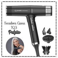 Secadora GA.MA IQ3 Perfetto Black Ultra Ligera y Profesional - BECHD0000002966