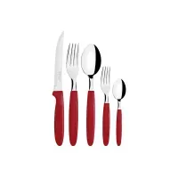 Juego de Cubiertos Ipanema Rojo 30 Piezas | Cubiertos para Mesa - 10390013