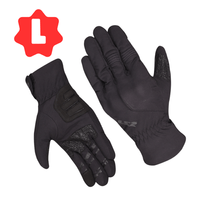 Guantes para Motociclista LS2 Urbs II Negro para Hombre con Protección en Nudillos, Compatibilidad T