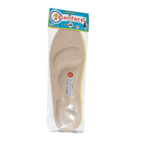 Plantillas para Zapatos Zapatillas Calzado con Amortiguacion Diseño Ergonomico CONFORTI Goma Talla 4