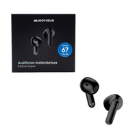 Audifonos Inalambricos Bluetooth Earbox Super 67 Horas de Automonia Pantalla LED Modo Juego y Power
