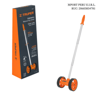 Medidor de Distancia Odometro con Doble Rueda de 4” 6 Digitos para Construccion y Topografia 999.99