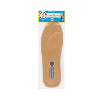 Plantillas para Zapatos Zapatillas Calzado con Amortiguacion Diseño Ergonomico CONFORTI Cuero Talla