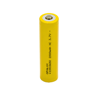 Baterias Recargables C/Pin 18650 2000mAh Marca Opalux ICR18650-2000Hc