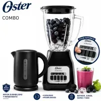Combo Oster Licuadora BLSTKAG-BPB 2Vel +Hervidor