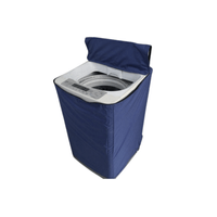 Funda Forro Para Lavadora Tapa Arriba de Lona Gruesa de 10 hasta 15Kg Azul Marino