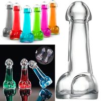 2 Copas para Bebidas de Vidrio 150ml en Forma de Miembro